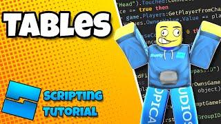 Beginner Scripting Tutorial 2023 #8 - Tables