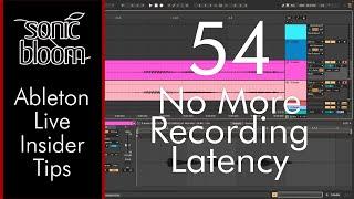 No More Recording Latency in Ableton Live