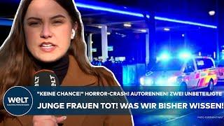 LUDWIGSBURG: "Keine Chance!" Horror-Crash! Autorennen! Zwei junge Frauen tot! Was wir bisher wissen!