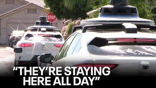 Waymo woes: Tempe  residents frustrated as idle self-driving cars are parked on their streets