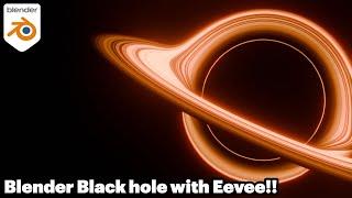 Make a black hole with Blender Eevee! - Blender tutorial