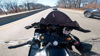 [RAW] PURE SOUND CITY & HIGHWAY RUN | YZF-R7 2023 TOCE FULL SYSTEM [POV 4K]