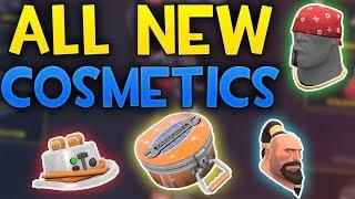 [TF2] ALL NEW SUMMER 2019 COSMETICS!! (New Summer 2019 Update Case)