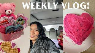 Weekly Vlog: Valentine’s Shopping /Valentine’s Day| Baking, Cheer Competition and more