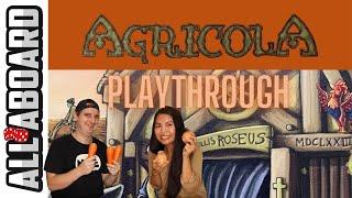 AGRICOLA | Board Game | 2-Player Playthrough | Farming in the Middle Ages