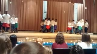Christmas dance at Blue Ridge school in Ashe county