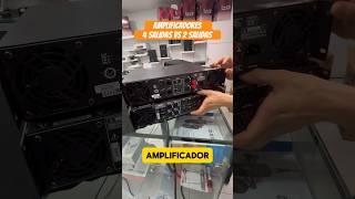 AMPLIFICADORES DE 4 OUTPUTS VS 2 OUTPUTS #amplifiers #AMPLIFICADOR #poderdeaudio #potenciadeaudio