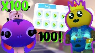 Buying 100 HALLOWEEN Pet Pods in Overlook Bay! (Can I Get A Godly?)