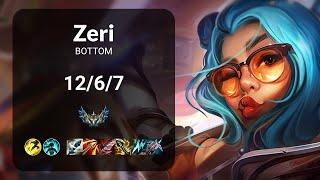 Zeri vs Ashe BOTTOM - KR CHALLENGER Patch 14.23