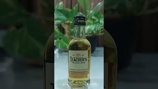 Teachers highland cream whiskey miniature asmr #asmr #asmrsounds #whiskey #whisky #shorts