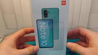 Xiaomi Redmi Note 10 распаковка