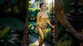 Ai Kebaya Gold #ai #aiart #ailady #aigirl #aifashion #kebayamodern #batik #aiartwork #aigallery