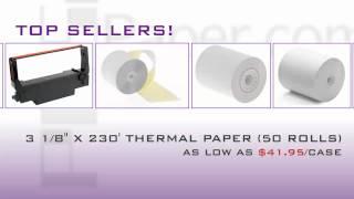 POSPaper.com- thermal paper rolls, printer ribbons & other office supplies