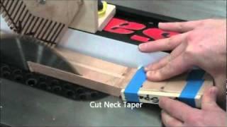 MENG 351 Guitar Neck 3: Cutting Fret Slots and Neck Taper