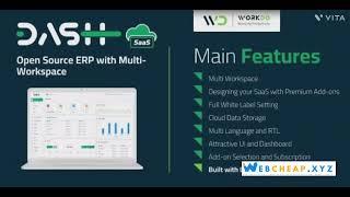 WorkDo Dash SaaS v5.0 - Open Source ERP with Multi-Workspace - Nulled