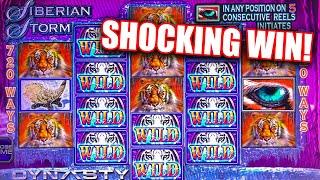 WOW!  SIBERIAN STORM DYNASTY MASSIVE JACKPOT WIN ON THIS HIGH LIMIT SLOT MACHINE