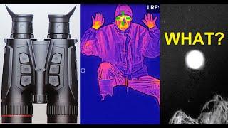 Hikmicro HABROK PRO HQ50LN, Night & Thermal Video Binoculars. Unbox and MYSTERIOUS VIEWING RESULTS!