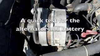 VW Golf Alternator & Battery Test