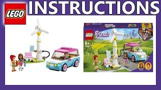 LEGO Instructions | Olivia's Electric Car | 41443 | LEGO Friends 2021