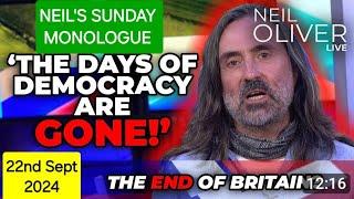 Neil Oliver's Sunday Monologue - 22nd September 2024.