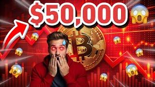 CRYPTO : BITCOIN  ÉNORME KRACH SOUS $50,000 !? 