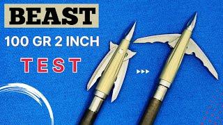 BEAST by BOWMAR, 100 gr 2" Broadhead Test