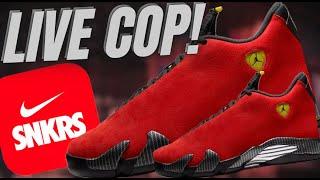 LIVE COP : AIR JORDAN 14 'FERARRI' ... HUGE SELLOUT & LIMITED STOCK!