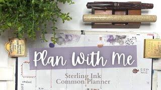 PLAN WITH ME // Sterling Ink A5 Common Planner