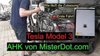 AHK von MrDotCom am Tesla Model 3 2019   Zulassung und erste Fahrt