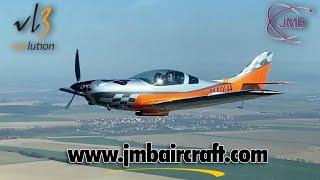 VL3 Evolution experimental aircraft, retractable gear, adjustable prop, JMB Aircraft.