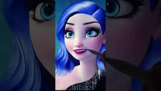 Glowup Frozen #disney #art #glowup #cartoon #transformation