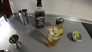 Jack Daniels Whiskey and Ginger Ale