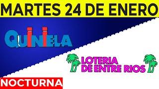 Resultados Quinielas Nocturnas de Córdoba y Entre Ríos, Martes 24 de Enero