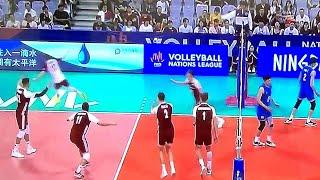 Zatorski LIBERO scores the POINT! VNL 2019