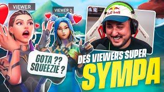 ON TOMBE AVEC DES VIEWERS  (Valorant ft. Squeezie)