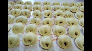 ЭТО ПЕЛЬМЕННОЕ ТЕСТО ЛУЧШЕЕ. ДЕЛАЕМ ПЕЛЬМЕНИ/Pelmeni meat dumplings of boiled dough/Pelmenoj