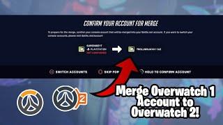 How to Merge OVERWATCH 1 Account To OVERWATCH 2! (Transfer Overwatch skins to Overwatch 2)