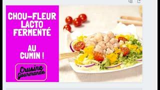 Chou-fleur lactofementé au cumin - Crusine Gourmande‍