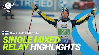 World Cup 24/25 Kontiolahti: Single Mixed Relay Highlights