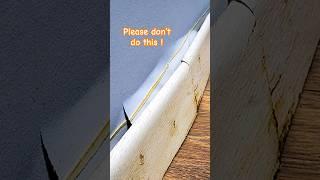 Save Your Drywall! The Right Way to Take Off Baseboards and Trim #diy #drywall