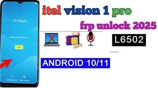 itel vision 1pro frp bypass 2025