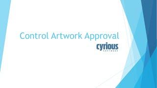 Artwork Proof Approval in Cyrious Control