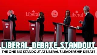 Liberal Leadership Debate: One Clear Standout