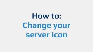 How to: Change your server icon