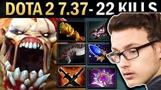 Lifestealer Dota 7.37 Miracle with 22 Kills and Armlet - TI14