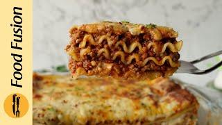 Beef Lasagna Recipe by Food Fusion