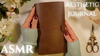 ASMR | Aesthetic Art Journal Collage | Relaxing Paper & Sticker Sounds | No Talking