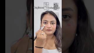 Makeup tricks ! Beginner v/s professional #AR #makeuptips #blush #makeuphacks #concealer #hack
