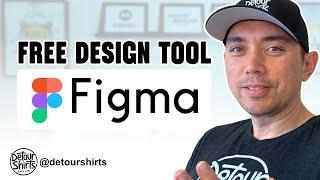 Figma Basics Tutorial for Beginners 2025. FREE Design Tool for Print on Demand.