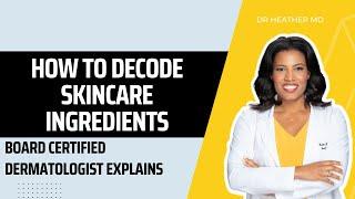 Skincare Basics Explained | Skincare 101 | Ingredient Categories